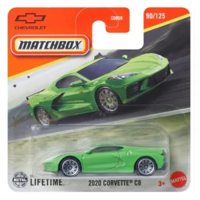 Masinuta Matchbox Corvette C8 2020, editia 2025, 1:64, Verde
